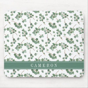 Alfombrilla De Ratón Añada su dólar de plata del eucalipto conocido del