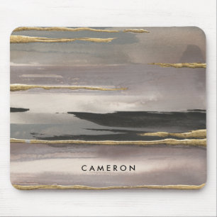 Alfombrilla De Ratón Añada su oro dorado el conocido de la niebla II