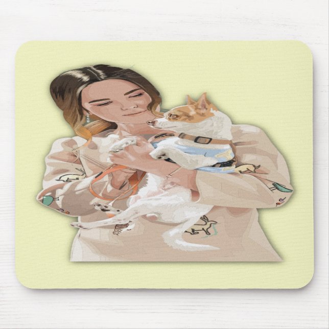 Alfombrilla De Ratón Añadir imagen personalizada (Frente)