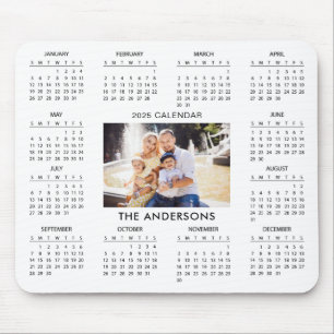 Alfombrilla De Ratón Añadir su propio calendario de fotos familiares 20