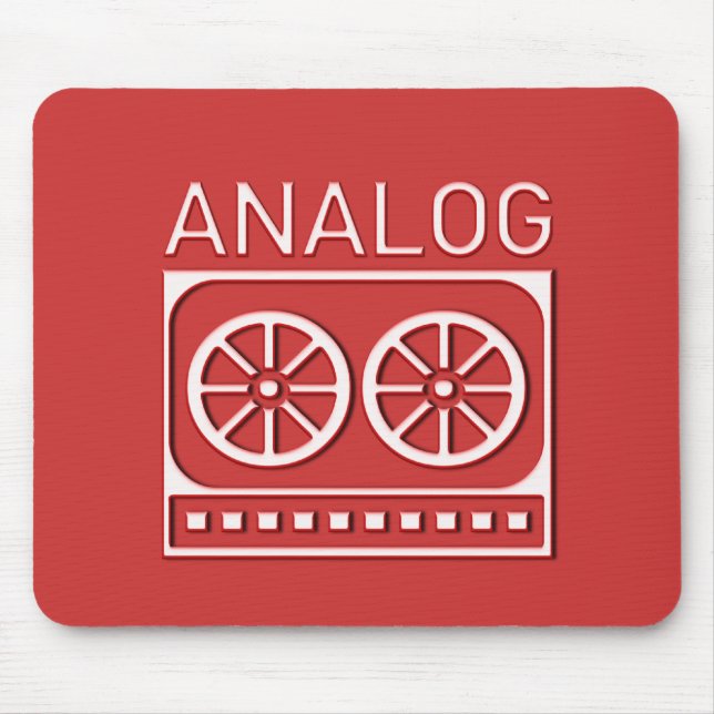 Alfombrilla De Ratón Análogo (casete) (Frente)