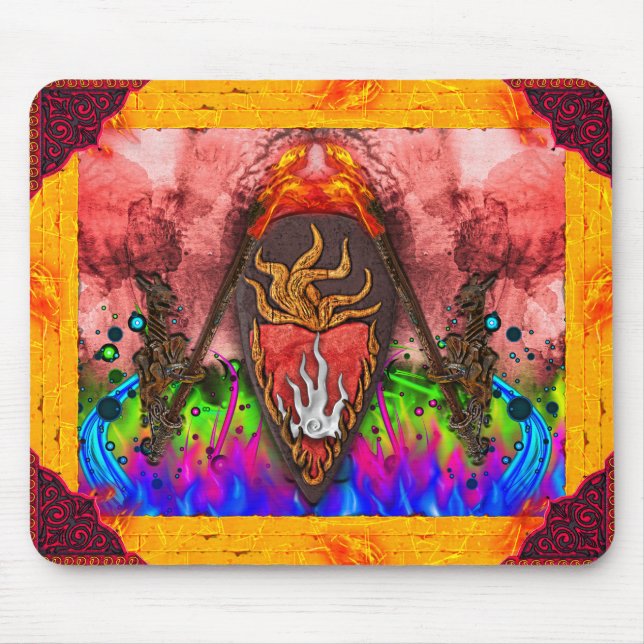 Alfombrilla De Ratón Ancient Mystical Tome of Magic Spells & Potions VI (Frente)