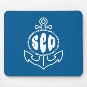 Alfombrilla De Ratón Ancla y el mar