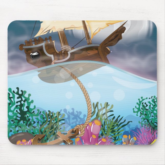 Alfombrilla De Ratón Anclaje caribeño (Frente)