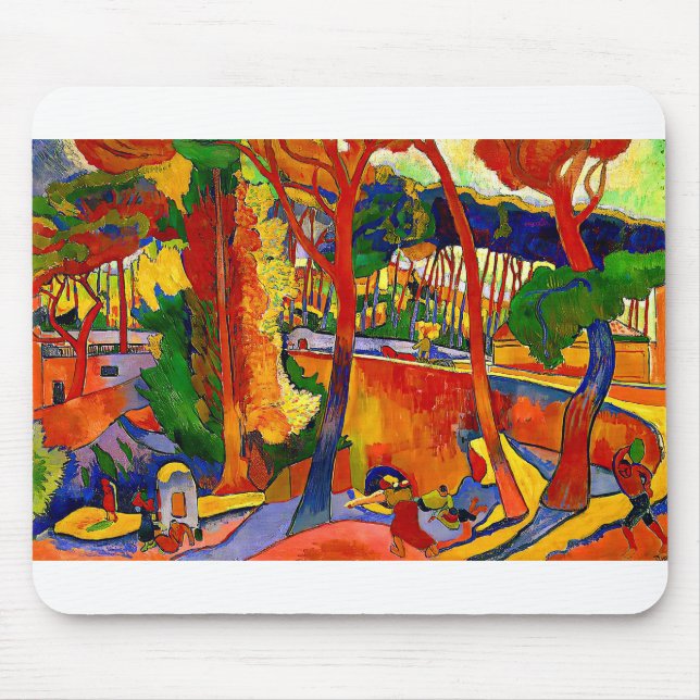 Alfombrilla De Ratón Andre Derain Giring Road en L'Estaque (Frente)