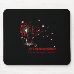 Alfombrilla De Ratón Aneurysm Awareness Faith Hope Love Dandelion