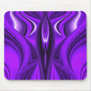 Alfombrilla De Ratón Ángel Alas, Purple Abstract Fantasía Arcoiris