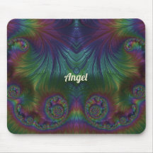 ANGEL ~ Amarillo Aqua y diseño azul