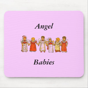 Alfombrilla De Ratón Angel Babies Mouse Pad