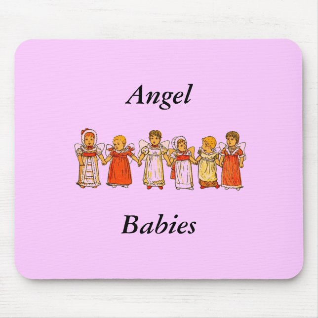 Alfombrilla De Ratón Angel Babies Mouse Pad (Frente)