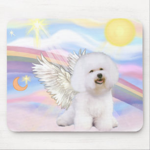 Alfombrilla De Ratón Angel Bichon Frise