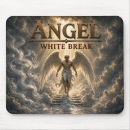 Alfombrilla De Ratón Ángel Blanco Rompe Realismo Oscuro