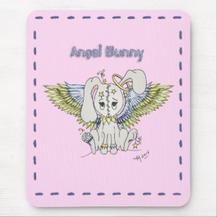 Alfombrilla De Ratón Angel Bunny