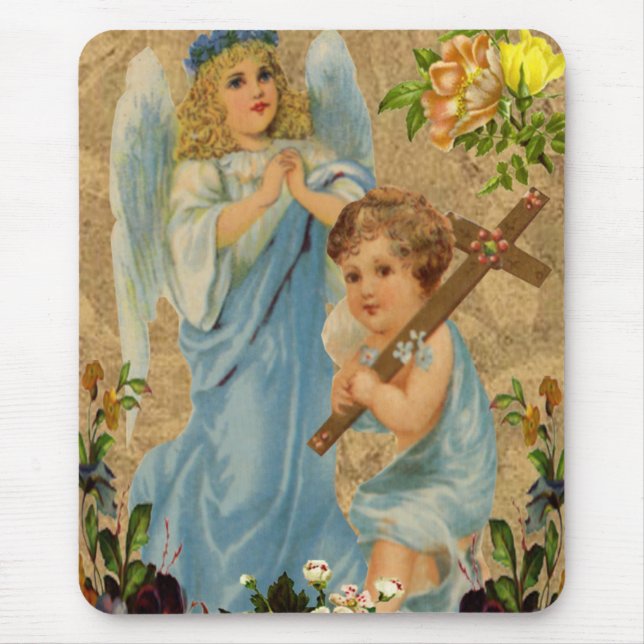 Alfombrilla De Ratón Angel Children Mouse Pad (Frente)