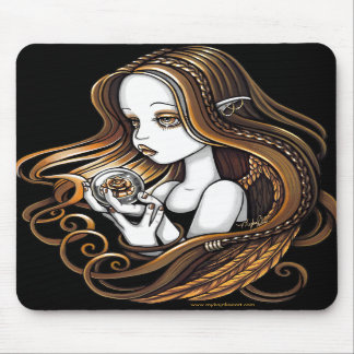 Alfombrilla De Ratón Ángel color de rosa ambarino Mousepad de la bola