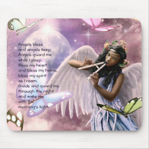 Alfombrilla De Ratón Ángel con mariposas Personalizado Gift Mousepad
