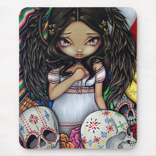 Alfombrilla De Ratón "Angel de los Muertos" Mousepad (Frente)