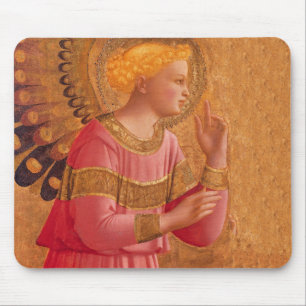 Alfombrilla De Ratón Ángel de oro rosa vintage