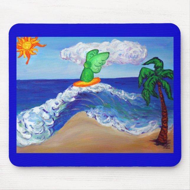 Alfombrilla De Ratón Ángel de surf Raphael Mousepad (Frente)