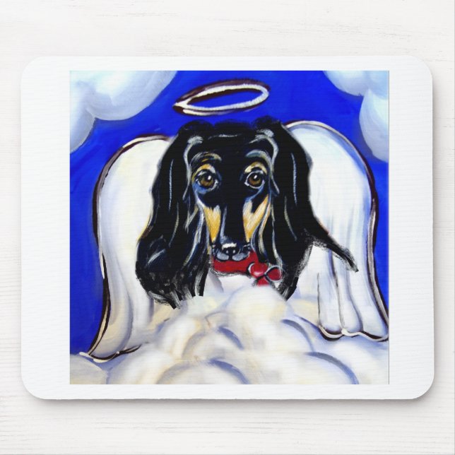 Alfombrilla De Ratón Ángel del cordón afgano (Frente)