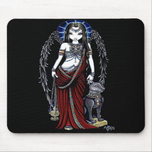 Alfombrilla De Ratón Ángel egipcio Bastet Mousepad de Nefertari