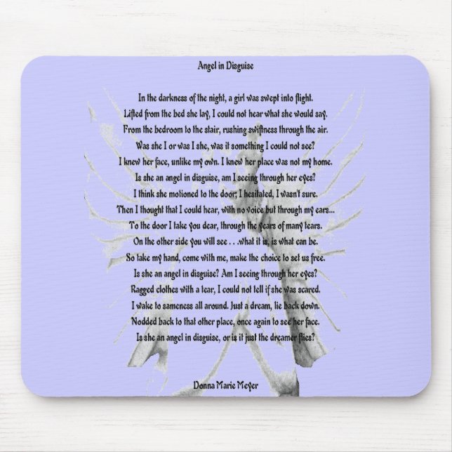 Alfombrilla De Ratón Ángel en disfraz (Frente)