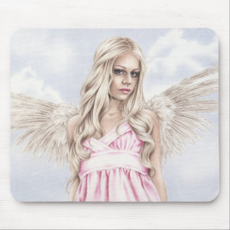 Alfombrilla De Ratón Ángel en Mousepad rosado
