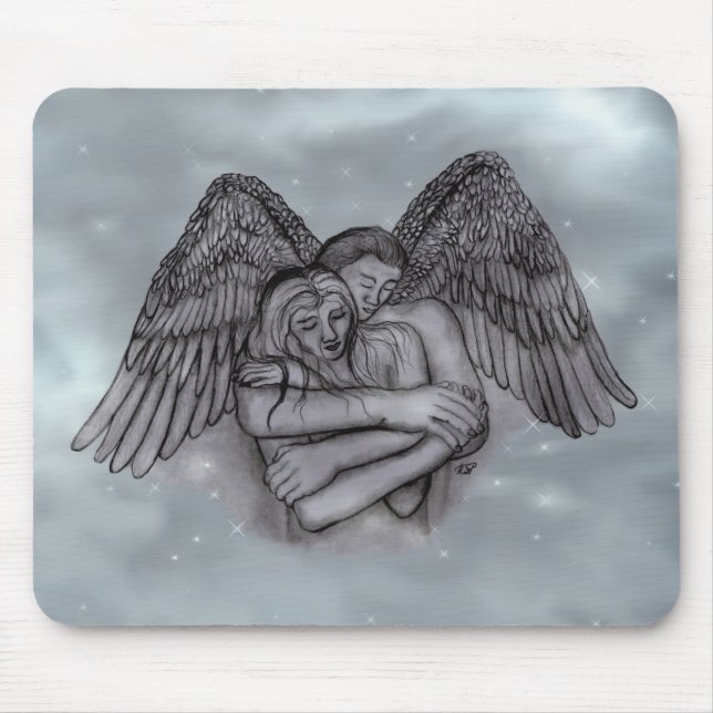 Alfombrilla De Ratón Angel Eros en el amor (Frente)