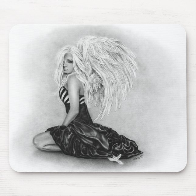 Alfombrilla De Ratón Ángel imperfecto Mousepad (Frente)
