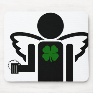 Alfombrilla De Ratón ángel irish.