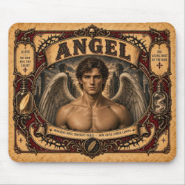 Alfombrilla De Ratón Ángel, Monstruo de Circo Vintage