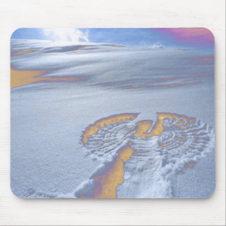 Alfombrilla De Ratón Ángel Mousepad de la nieve
