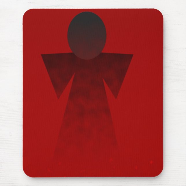 Alfombrilla De Ratón Ángel Mousepad sangrado (Frente)