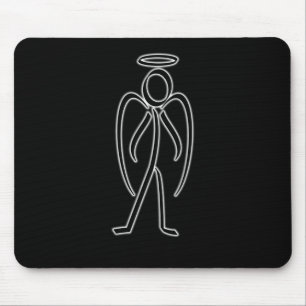 Alfombrilla De Ratón Ángel - Stickman Mousepad