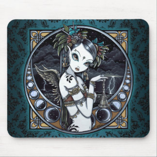 Alfombrilla De Ratón Ángel tribal Mousepad del bailarín de la fusión