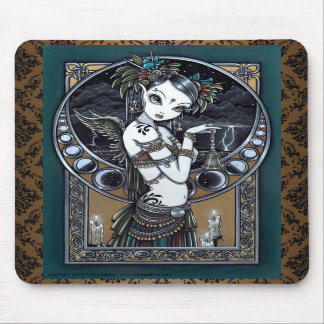 Alfombrilla De Ratón Ángel tribal Mousepad del bailarín de la fusión