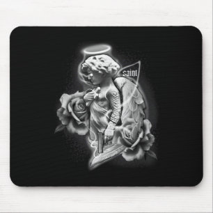 Alfombrilla De Ratón Angel X Saint X Rosas Tattoo
