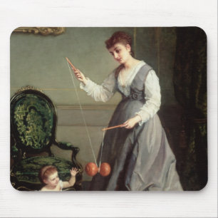 Alfombrilla De Ratón "Ángel y diablo" o "jugar diábolo