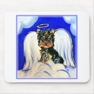 Alfombrilla De Ratón Angel Yorkie Poo