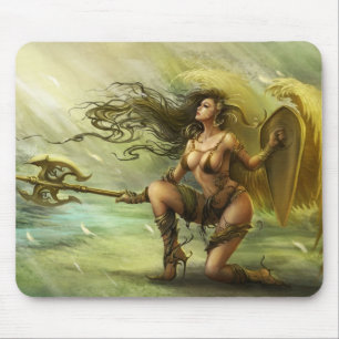 Alfombrilla De Ratón Ángeles oscuros "Gabrielle" de Azmodeus, Mousepad