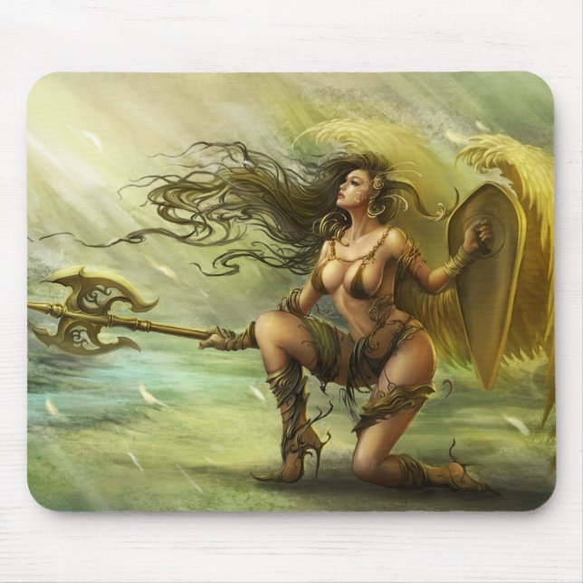 Alfombrilla De Ratón Ángeles oscuros "Gabrielle" de Azmodeus, Mousepad (Frente)