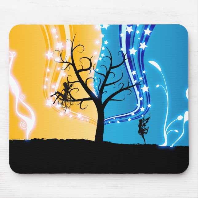 Alfombrilla De Ratón Ángeles y hadas (Frente)