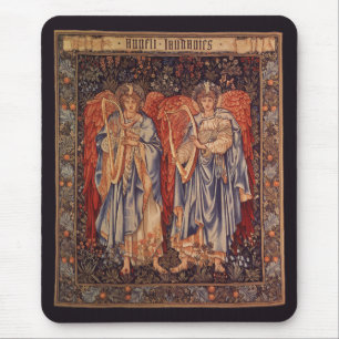 Alfombrilla De Ratón Angeli Laudantes (Ángeles que alaban) de Burne Jon