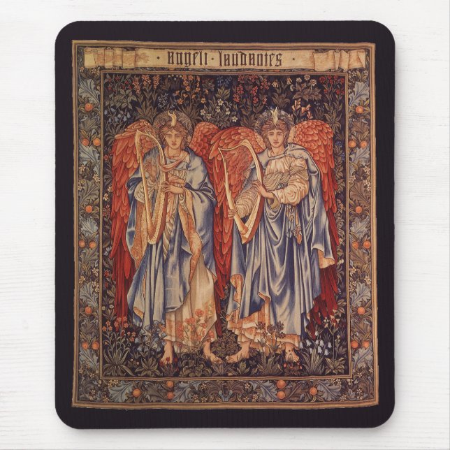 Alfombrilla De Ratón Angeli Laudantes de Sir Edward Coley Burne Jones (Frente)