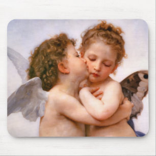 Alfombrilla De Ratón Angels First Kiss, Bouguereau