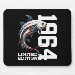 Alfombrilla De Ratón Angler 61st Birthday Fishing Limited Edition 1964