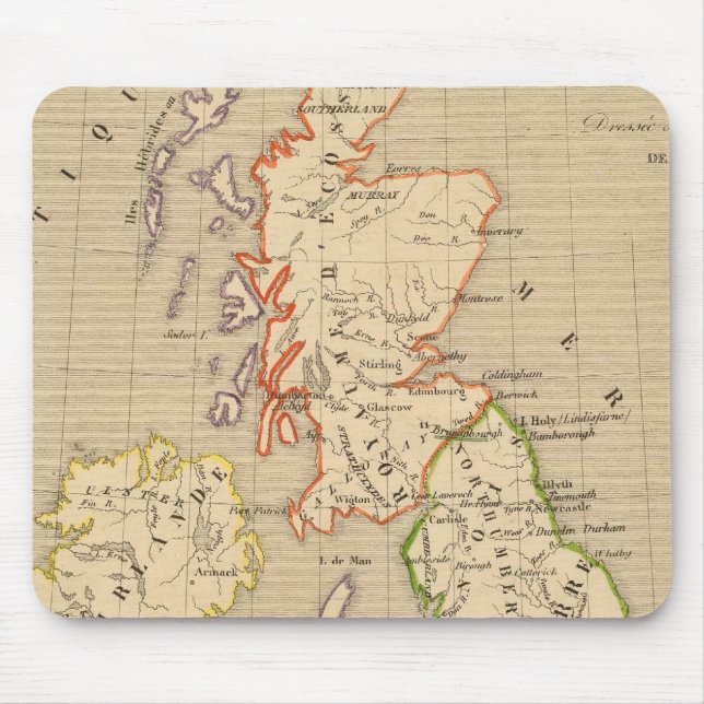 Alfombrilla De Ratón Angleterre, Ecosse & Irlande en 900 (Frente)