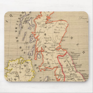Alfombrilla De Ratón Angleterre, Ecosse, Irlande y Man en 1100