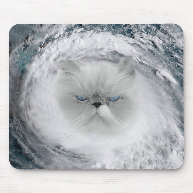 Alfombrilla De Ratón Angry Cat 5 Hurricane (Frente)