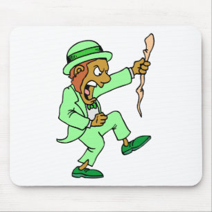Alfombrilla De Ratón Angry Leprechaun